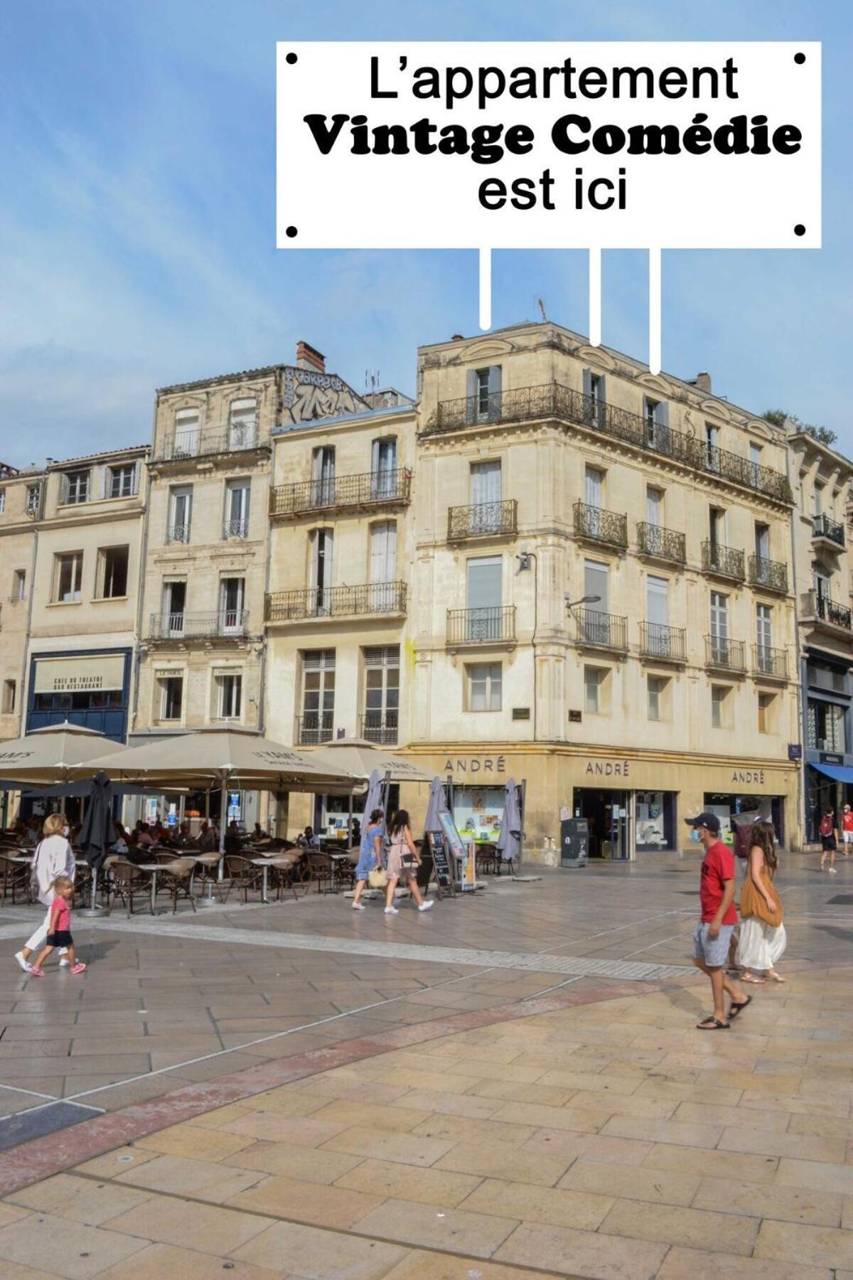 L'Atelier - Climatisation Et Vue Place De La Comedie Montpellier Bagian luar foto
