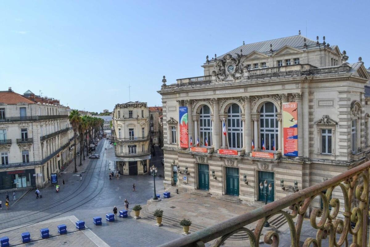 L'Atelier - Climatisation Et Vue Place De La Comedie Montpellier Bagian luar foto